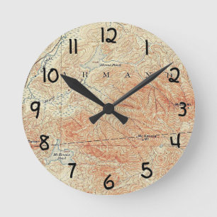 Reloj Redondo Mediano McKenzie y Moose Ponds, detalles de la montaña McK