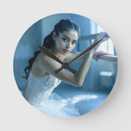 RELOJ REDONDO MEDIANO ME ENAMORA EL BALLET - BALLET & DANZA