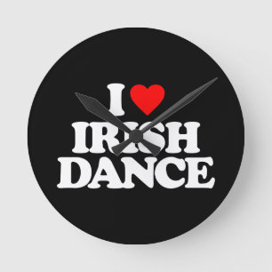 RELOJ REDONDO MEDIANO ME ENCANTA EL BAILE IRLANDÉS