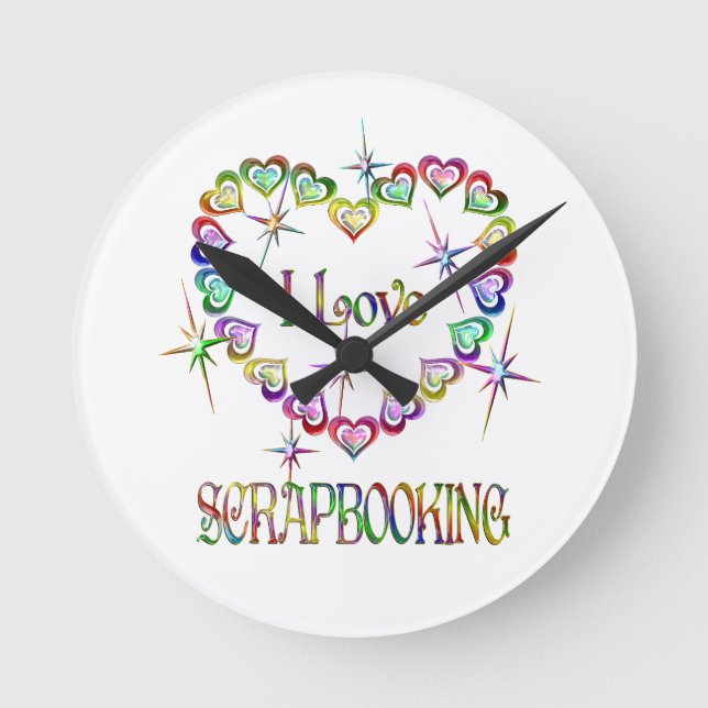 Reloj Redondo Mediano Me Encanta La Escrapetita (Anverso)