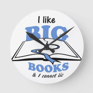 Reloj Redondo Mediano Me gustan los Grandes Libros