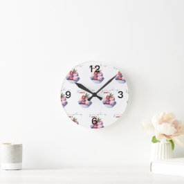 Reloj Redondo Mediano me haces derretir helado