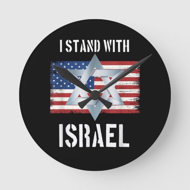 Reloj Redondo Mediano me mantengo con Israel  (Anverso)