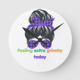 Reloj Redondo Mediano Me siento muy picante hoy.