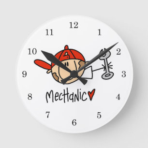 Reloj Redondo Mediano Mecánico