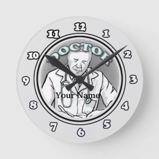 Reloj Redondo Mediano Médico retro
