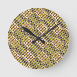Reloj Redondo Mediano Medio Ladrillo 45 Mito-CON