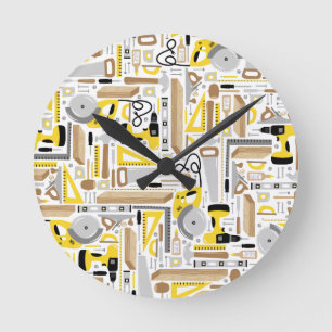 Reloj Redondo Mediano Medir dos veces, cortar una vez