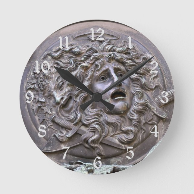 Reloj Redondo Mediano Medusa Shield of Athena (Anverso)