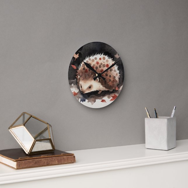 Reloj Redondo Mediano Mein kleiner Igel-Freund „Zwergerl“ (Oficina)