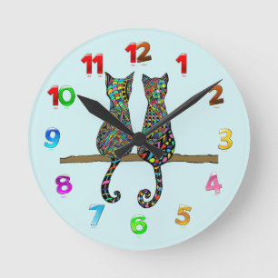 Reloj Redondo Mediano Mejores amigos
