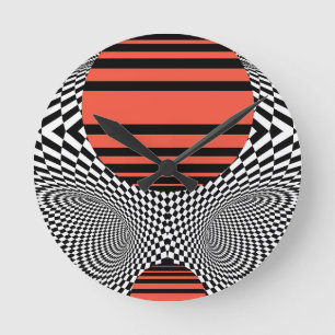 Reloj Redondo Mediano Memphis OpArt