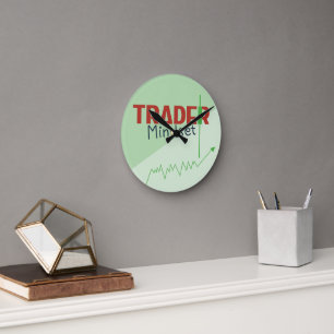 Reloj Redondo Mediano Mentalidad del Trader – Trading enfocado en la Dis