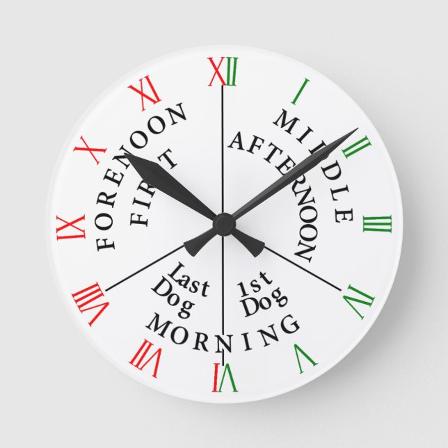 Reloj Redondo Mediano Mentes guardianes (Anverso)