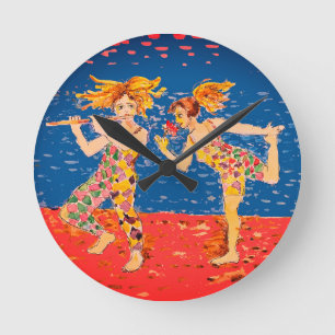 Reloj Redondo Mediano Merry jesters