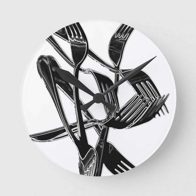 Reloj Redondo Mediano Metálico (Anverso)