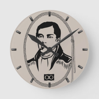 Reloj Redondo Mediano Metis Hero Clock Metis Leader Cuthbert Grant Clock