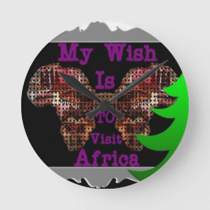 Reloj Redondo Mediano Mi deseo