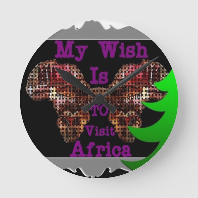 Reloj Redondo Mediano Mi deseo (Anverso)