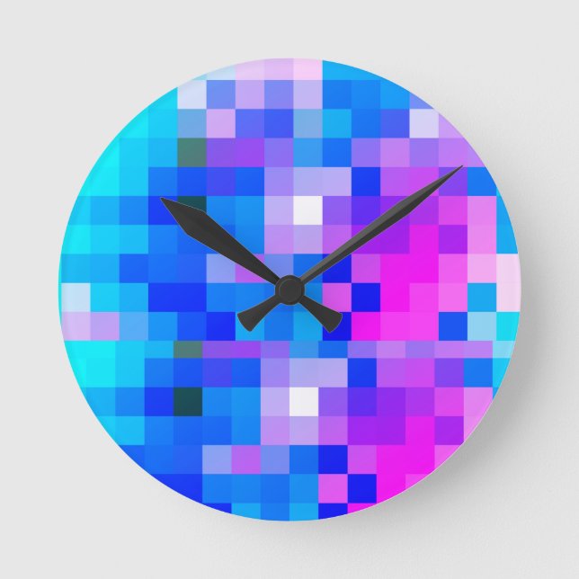 Reloj Redondo Mediano Miami Acrylic Wall Clock (Anverso)