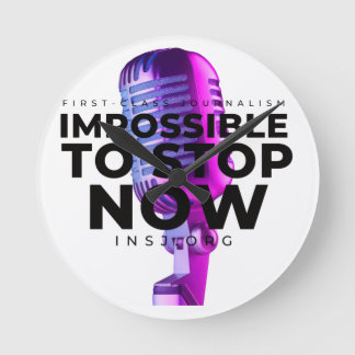 Reloj Redondo Mediano Microphone