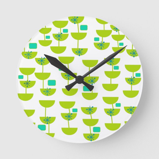 Reloj Redondo Mediano Mid-Century Modern Cups  (Anverso)