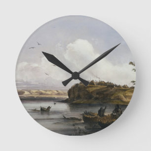 Reloj Redondo Mediano Mih-Tutta-Hankush, un pueblo de Mandan, platea 16