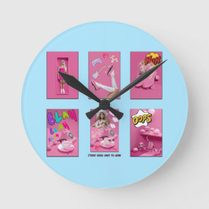 Reloj Redondo Mediano Mikitiez premier película noche princesa muñeca T-