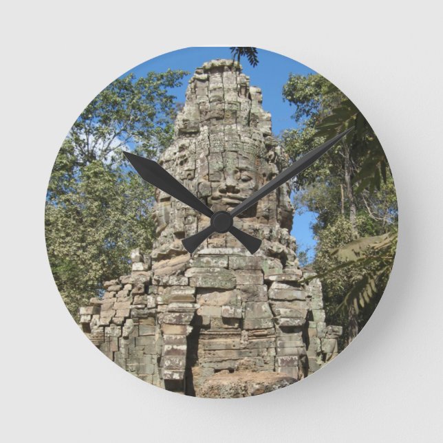 Reloj Redondo Mediano Mini Bayon... Ta Prohm, Siem Reap, Camboya (Anverso)