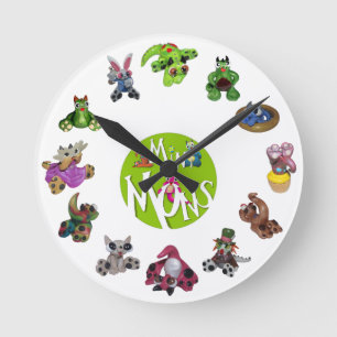 Reloj Redondo Mediano Mini Mons Clock