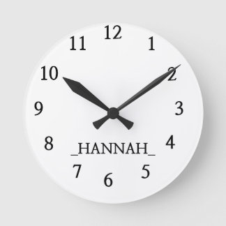 Reloj Redondo Mediano Minimalista moderno