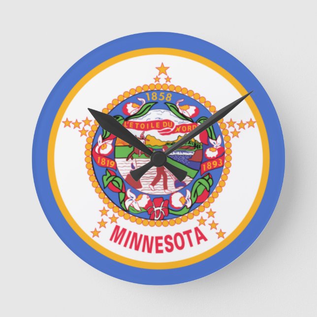 RELOJ REDONDO MEDIANO MINNESOTA (Anverso)