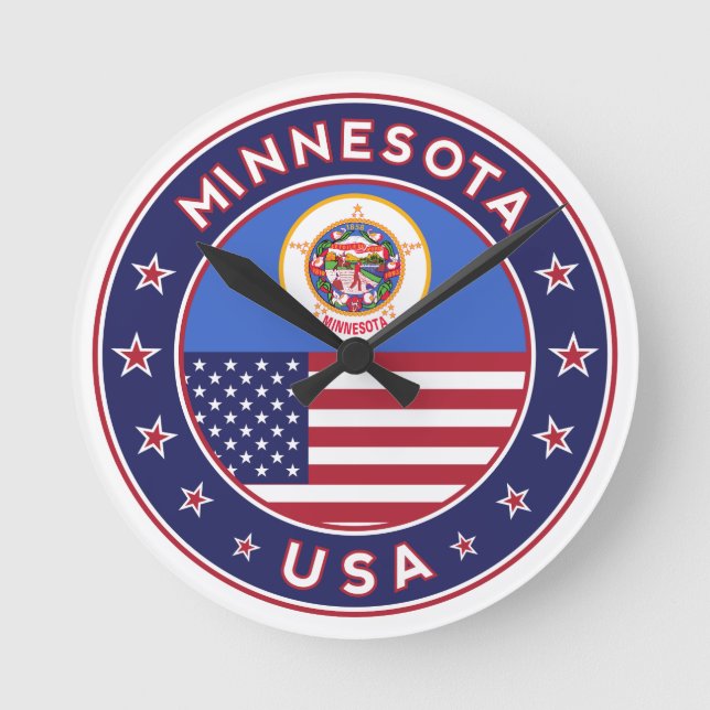 Reloj Redondo Mediano Minnesota (Anverso)