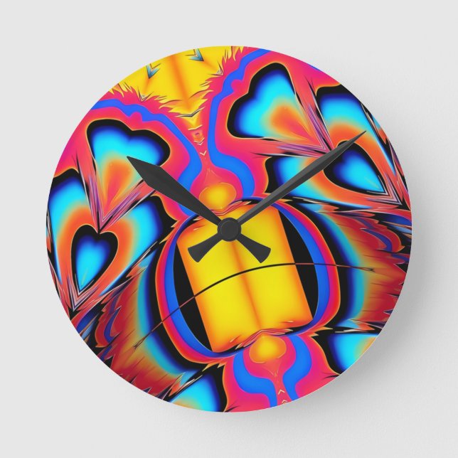 Reloj Redondo Mediano Mira mis obras, tú poderoso y la desesperación (Anverso)