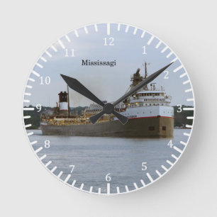 Reloj Redondo Mediano Mississagi clock