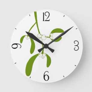 Reloj Redondo Mediano Mistletoe