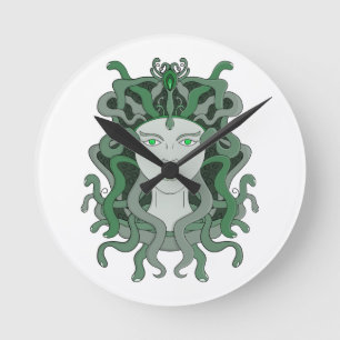 Reloj Redondo Mediano Mitología griega de la gorra de serpiente Medusa G