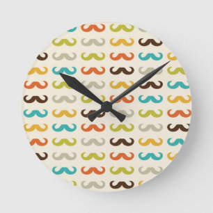 Reloj Redondo Mediano Modelo con el bigote
