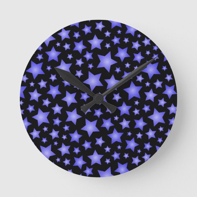 Reloj Redondo Mediano Modelo de estrella (Anverso)
