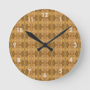 Reloj Redondo Mediano Modelo de la piel del gato