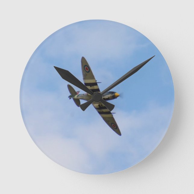 Reloj Redondo Mediano Modelo de Spitfire MK IX MK923 (Anverso)