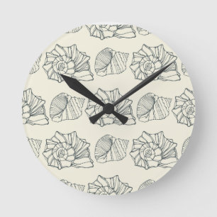 Reloj Redondo Mediano Modelo decorativo de las cáscaras