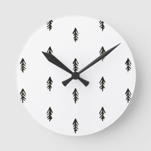 Reloj Redondo Mediano Modelo del árbol