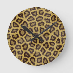 Reloj Redondo Mediano modelo del leopardo