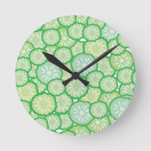 Reloj Redondo Mediano Modelo divertido del pepino