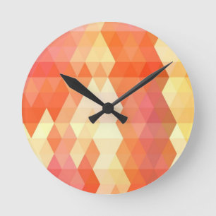 Reloj Redondo Mediano Modelo geométrico 1