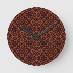 Reloj Redondo Mediano Modelo geométrico moderno étnico