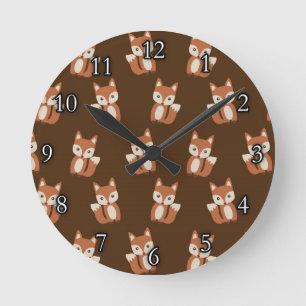 Reloj Redondo Mediano Modelo lindo del Fox