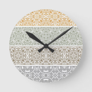 Reloj Redondo Mediano Modelo ornamental
