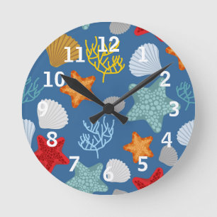 Reloj Redondo Mediano Modelo subacuático de la vida